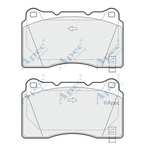 Brake pads set - brake, civic