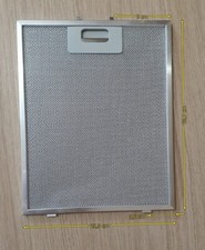 P3836  Zanussi  ZFLX29K Cooker Hood Mesh Grease Aluminium Filter 297x239mm Spare