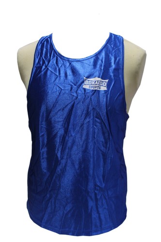Boxing training vest blue - training,