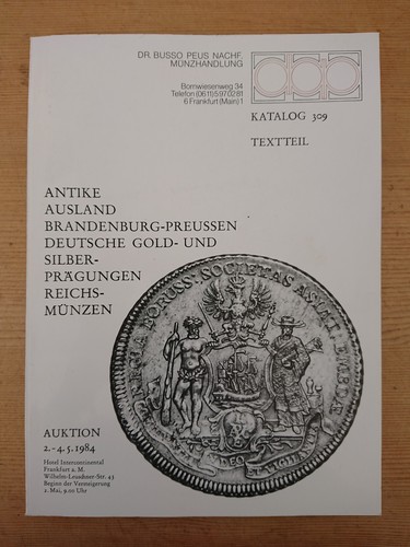 Busso peus numismatic - dr.,