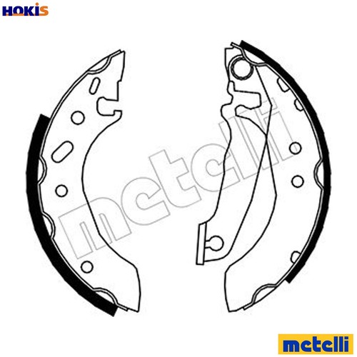 Brake shoe set - shoe, 53-0119