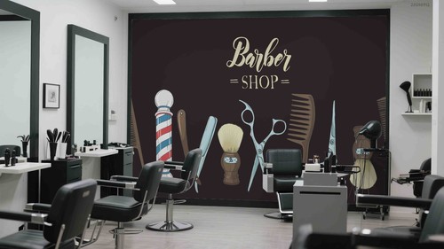 Barber shop razor scissors - razor,