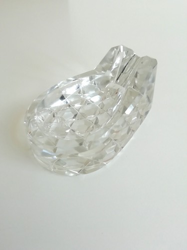 Crystal glass pipe stand - pipe, stand/rest