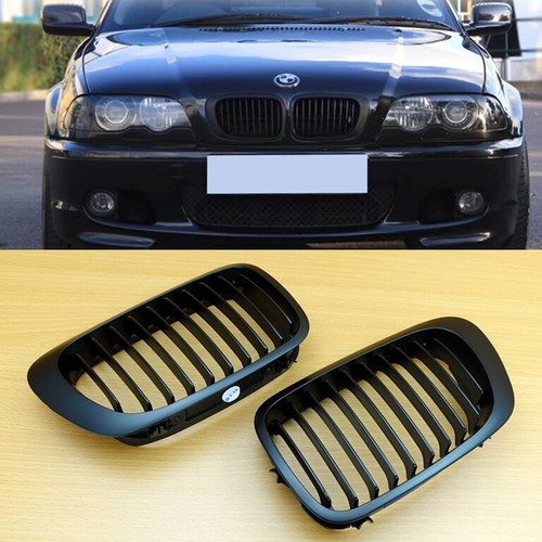 Matte black front grille for - black,