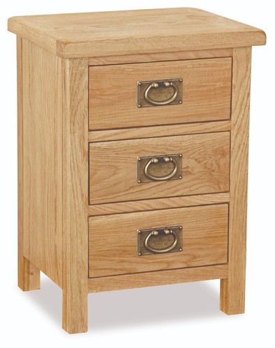 Lanner oak bedside table - oak,