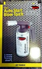 GoSystem Blow Torch Auto Ignition + Butane/Propane Mix Gas Cartridge 1600C