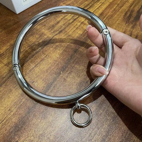 Metal steel ring neck collar - metal, o-ring