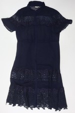 ASOS Women's Blue Sequin Collared Dress Size 18