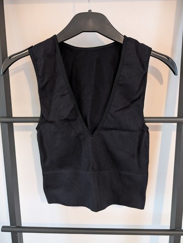 Primark black ribbed stretchy - primark,