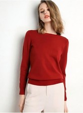 Ladies Crew Neck Blend Jumper