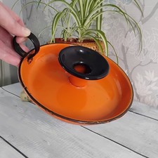 Orange enamel wee willie - orange,