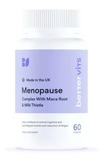 Bettervits Menopause Complex With Maca Root & Milk Thistle. 60 Capsules.