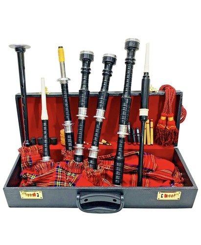Bagpipes black full size - full,