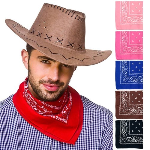 Cowboy bandana fancy dress - bandana,