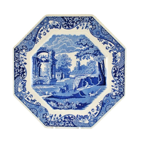 Spode blue italian octagonal - spode,