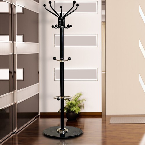 Coat stand metal hat umbrella - coat,