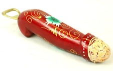 Carved Wooden Penis Cock Bottle Opener Willy Novelty Funny Bar Accessories