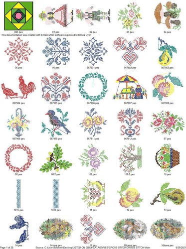 Collection 693 crosstitch - collection,