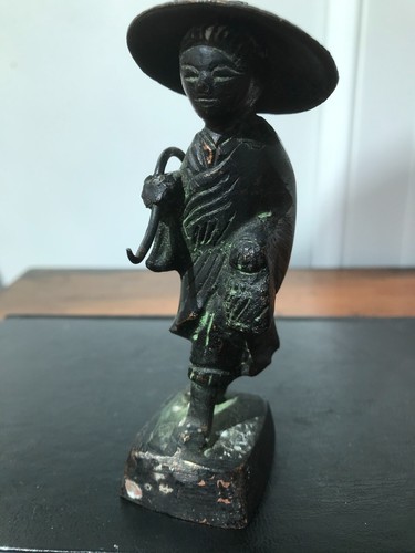 Naïve oriental bronze figure - oriental,