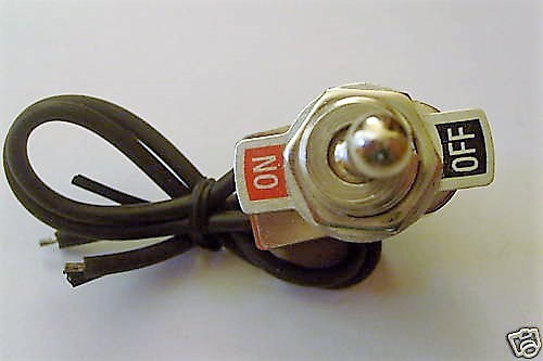Off toggle switch with - on/off,