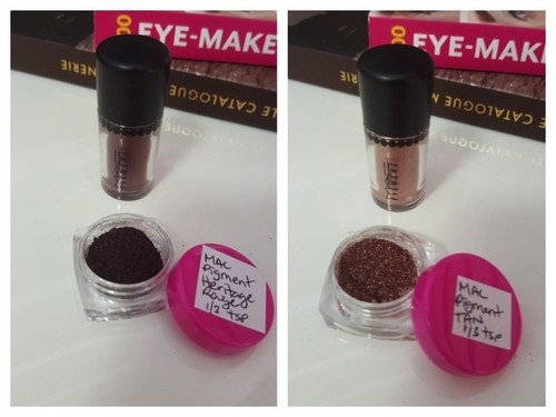 Choose mac pigment samples - x2,