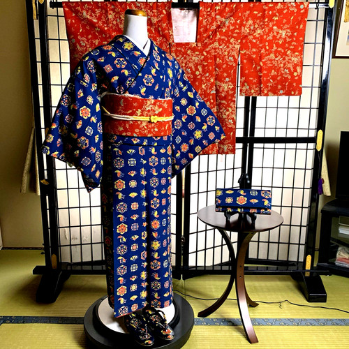 Vintage japanese tsumugi - vintage,