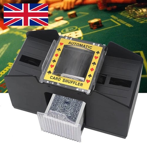 Deck card shuffling machine - card,
