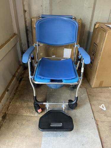 Folding toilet commode chair - toilet,