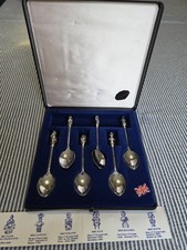 6 Vintage WAPW Ship Figure Heads Spoons