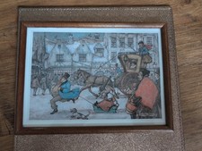 Vintage Framed Print 'Anton Pieck' Frame 27cm x 20cm