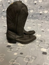 Grinders Dallas Brown Ladies Cowboy Western Mid Calf Toe Classic Leather Boot 6