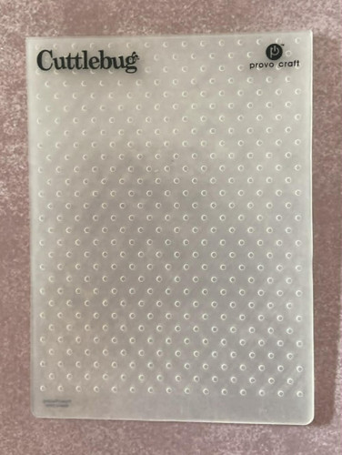 Cuttlebug embossing folder - embossing,