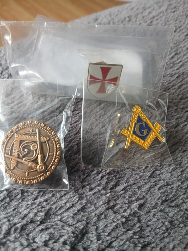 Masonic freemason lapel - x,