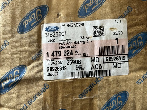 Ford hub and - ford, kit