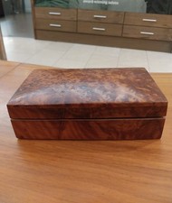 Antique Hardwood Trinket Box