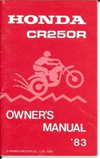 Honda 1983 Model CR250R