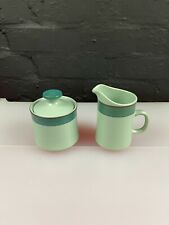 Kasuga Arrowstone Osage 668 By Kasuga Japan Showa Jug and Covered Sugar Bowl Set