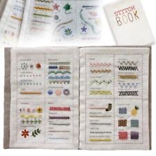 With Embroidery Stitch Name DIY Stitch Book  for Beginners Adult
