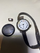 WW1 c 1915 Silver Trench Watch