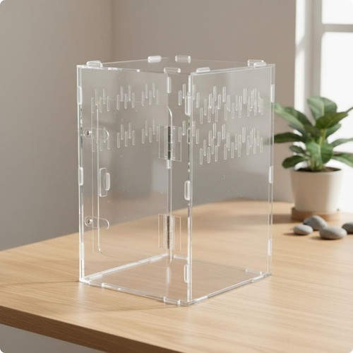 Clear acrylic amphibian - clear,