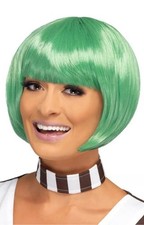 Ladies green wig candy creator - green,