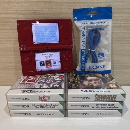 Nintendo dsi red with - dsi,