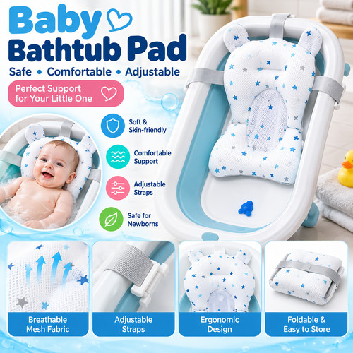 Baby bath cushion newborn - cushion,