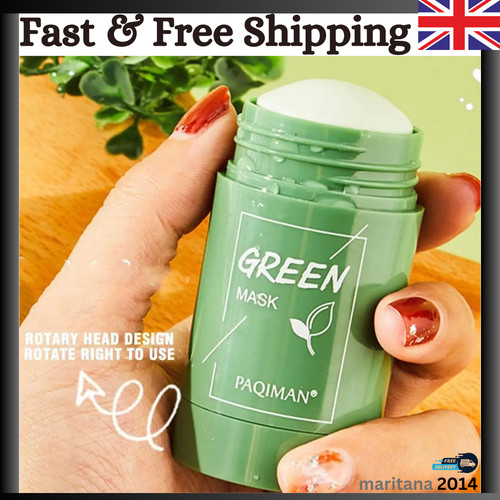 Green tea mask stick facial - green,