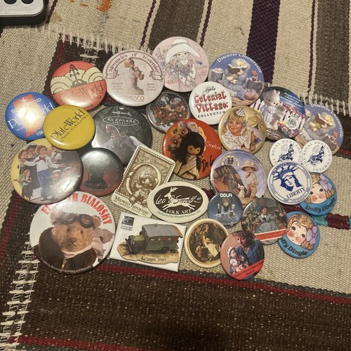 Vintage pinback button - pinback,