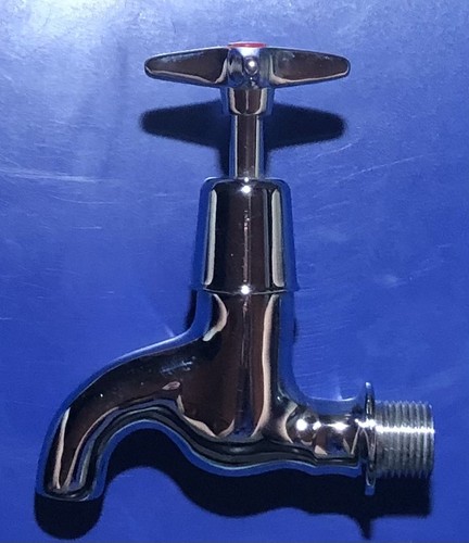 Cross top bib tap - top, bristan