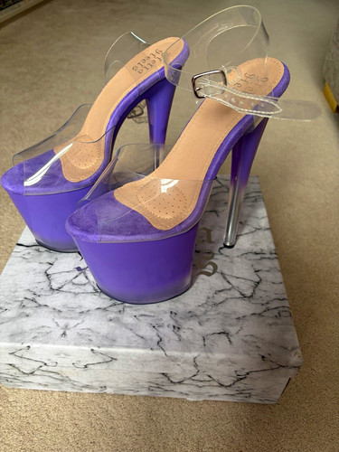 Hella heels ombre 8inch - heels,