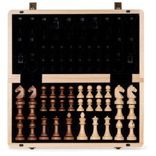Magnetic wooden chess - 15",