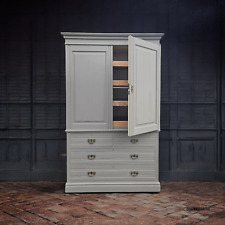 NOW SOLD Antique Linen Press Housekeepers Cupboard F & B Moles Breath