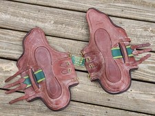 Devoucoux Chiberta Brown Cross Country Jump Fetlock Boots - Size 3 (Full) - NWT